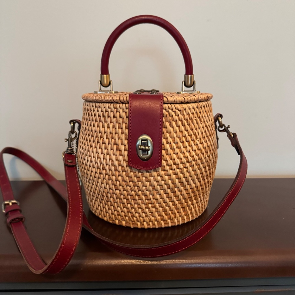 NWT: Rare 10th Anniversary Patricia Nash Antinianna  Basket/ Wicker